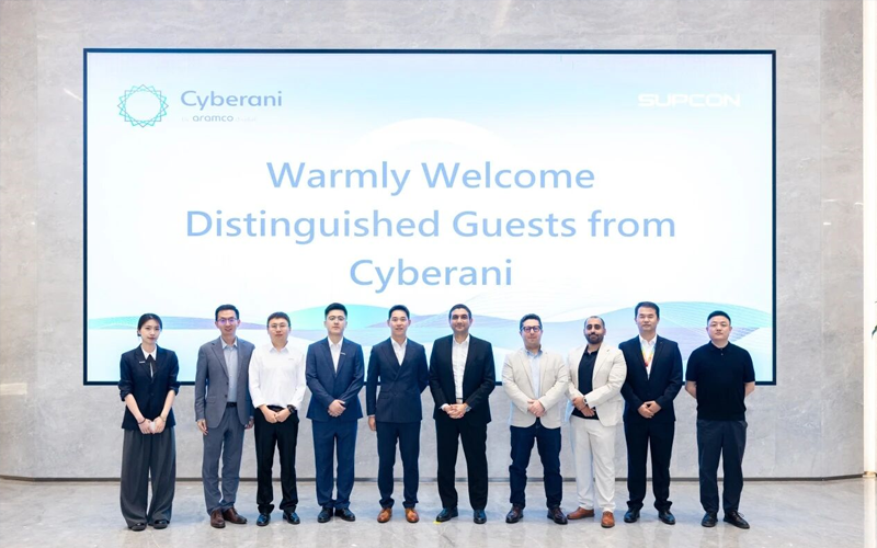 沙特阿美旗下Cyberani高层访问必发7790技术，携手共筑工业信息安全新格局